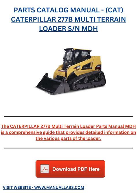 free operators manual for cat 277b skid steer|cat 277 owners manual.